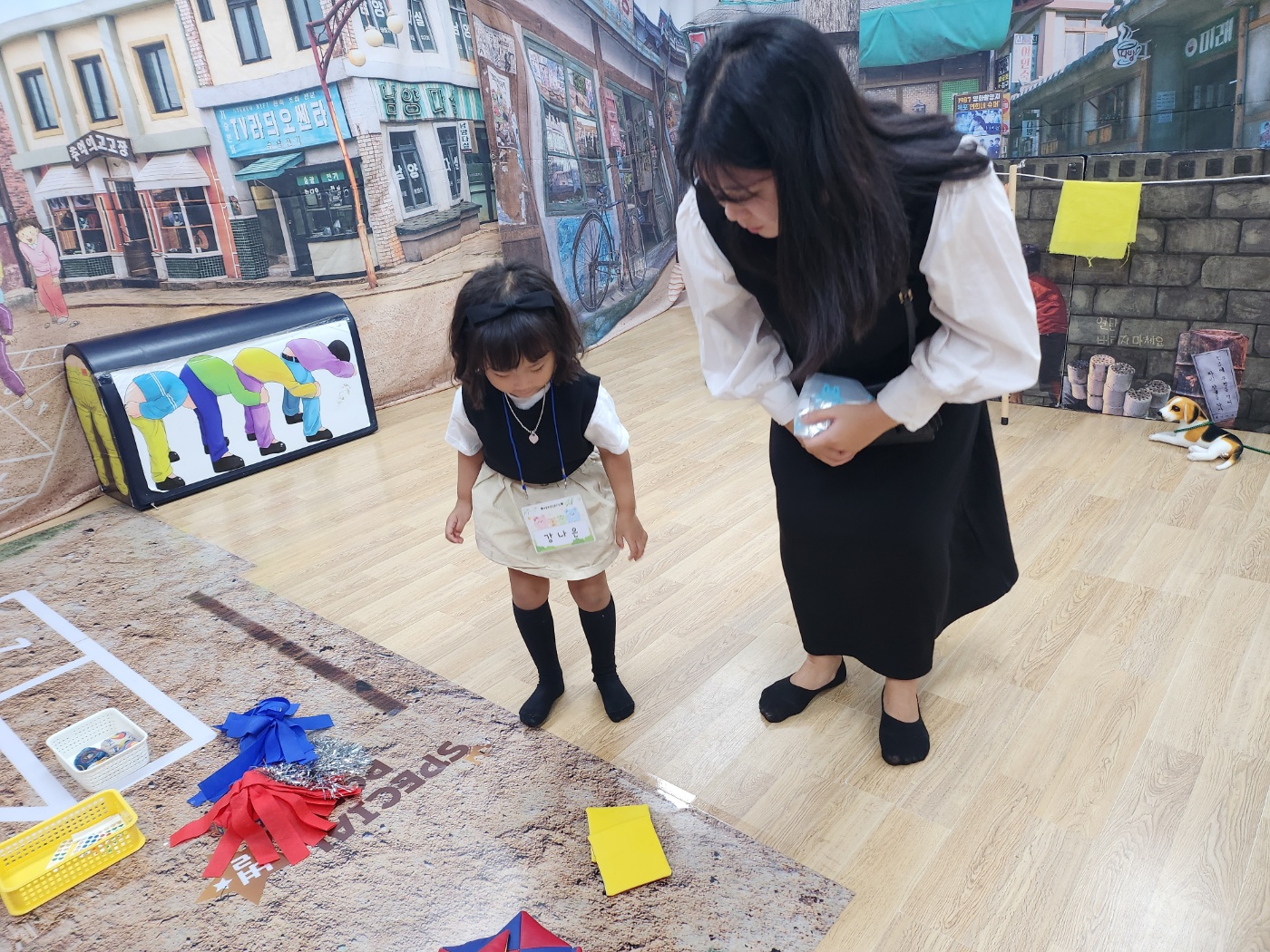무동초 병설유치원 가족과 함께하는 전통놀이 한마당 - 관련이미지4