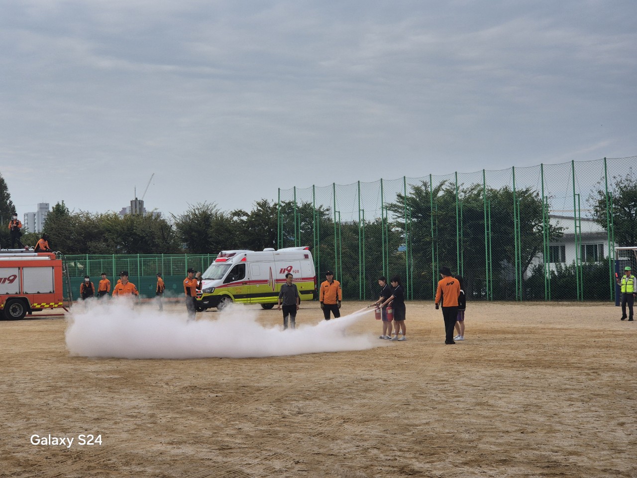 사파중학교, 창원성산소방서와 함께하는 소방훈련 실시 - 관련이미지1