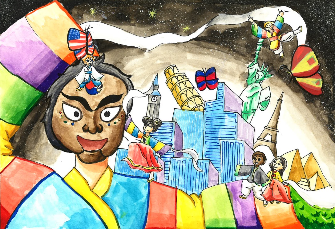 경남교육청 ‘2024년 다문화 그림 그리기 대회’ 수상작 발표 - 관련이미지3