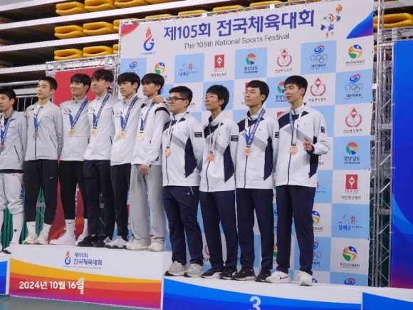 진주기계공업고, 제105회 전국체육대회 펜싱 플레레 단체전 동메달 획득! - 관련이미지1