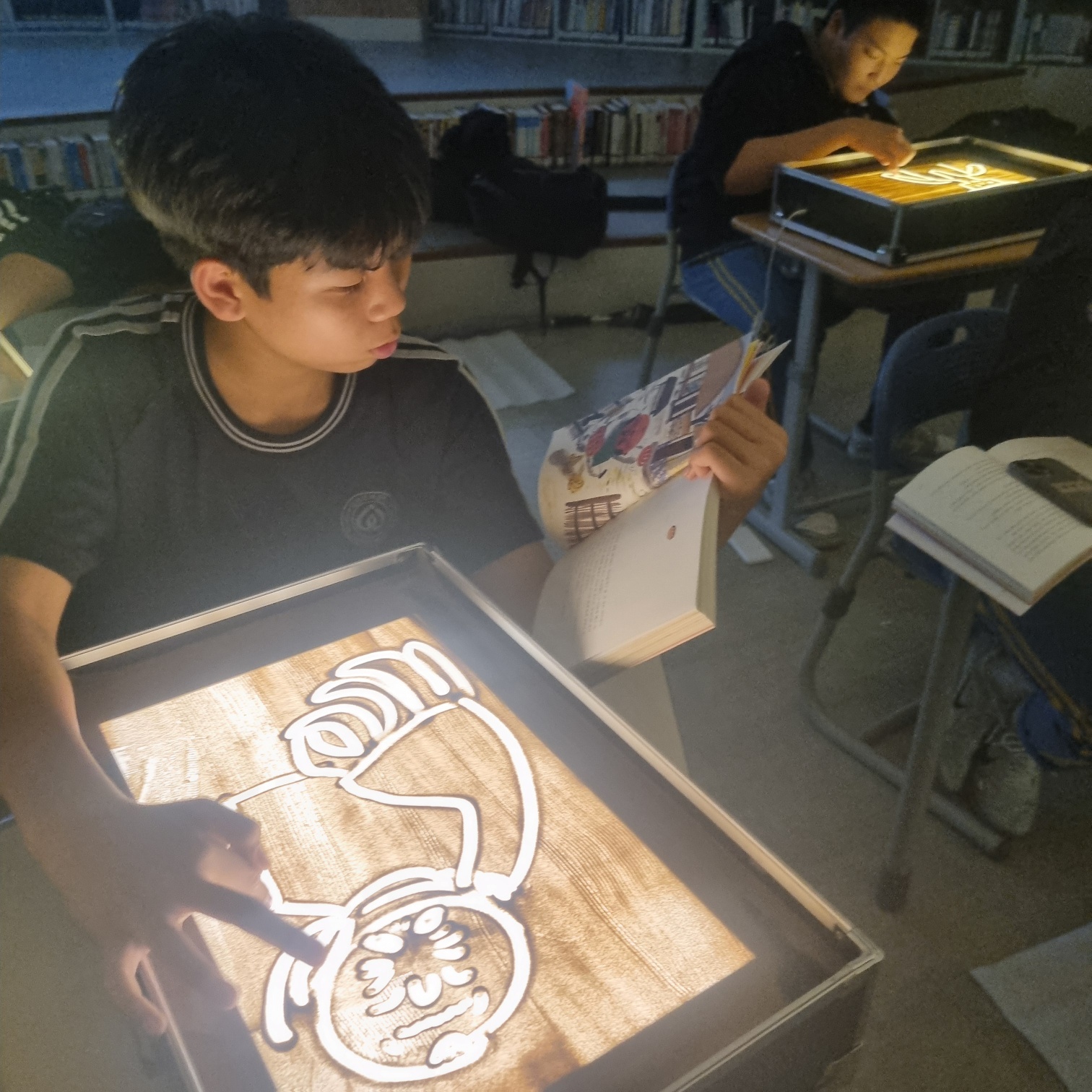 김해대곡중학교, 가을 달빛 독서 캠프 실시 - 관련이미지2