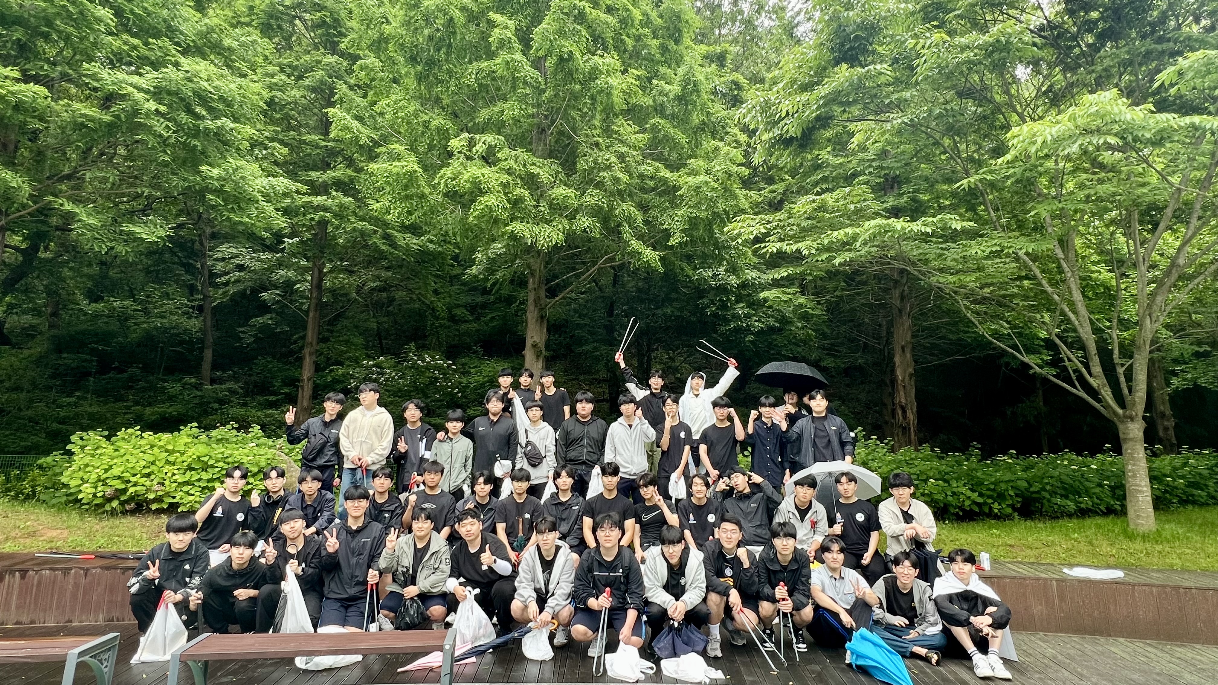 삼천포고, 플로깅 캠페인으로 환경 사랑 실천 - 관련이미지2