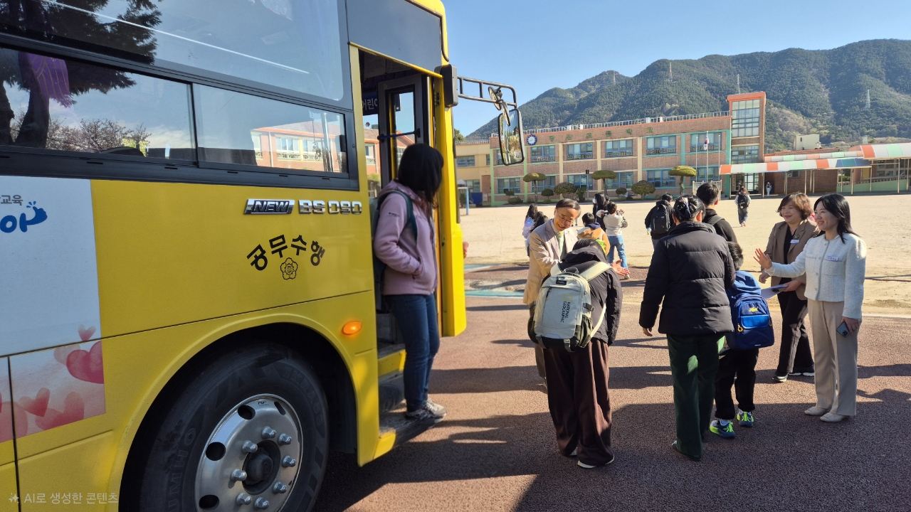 고성교육지원청, 관내 통학버스 노선·안전 점검 총력 - 관련이미지2
