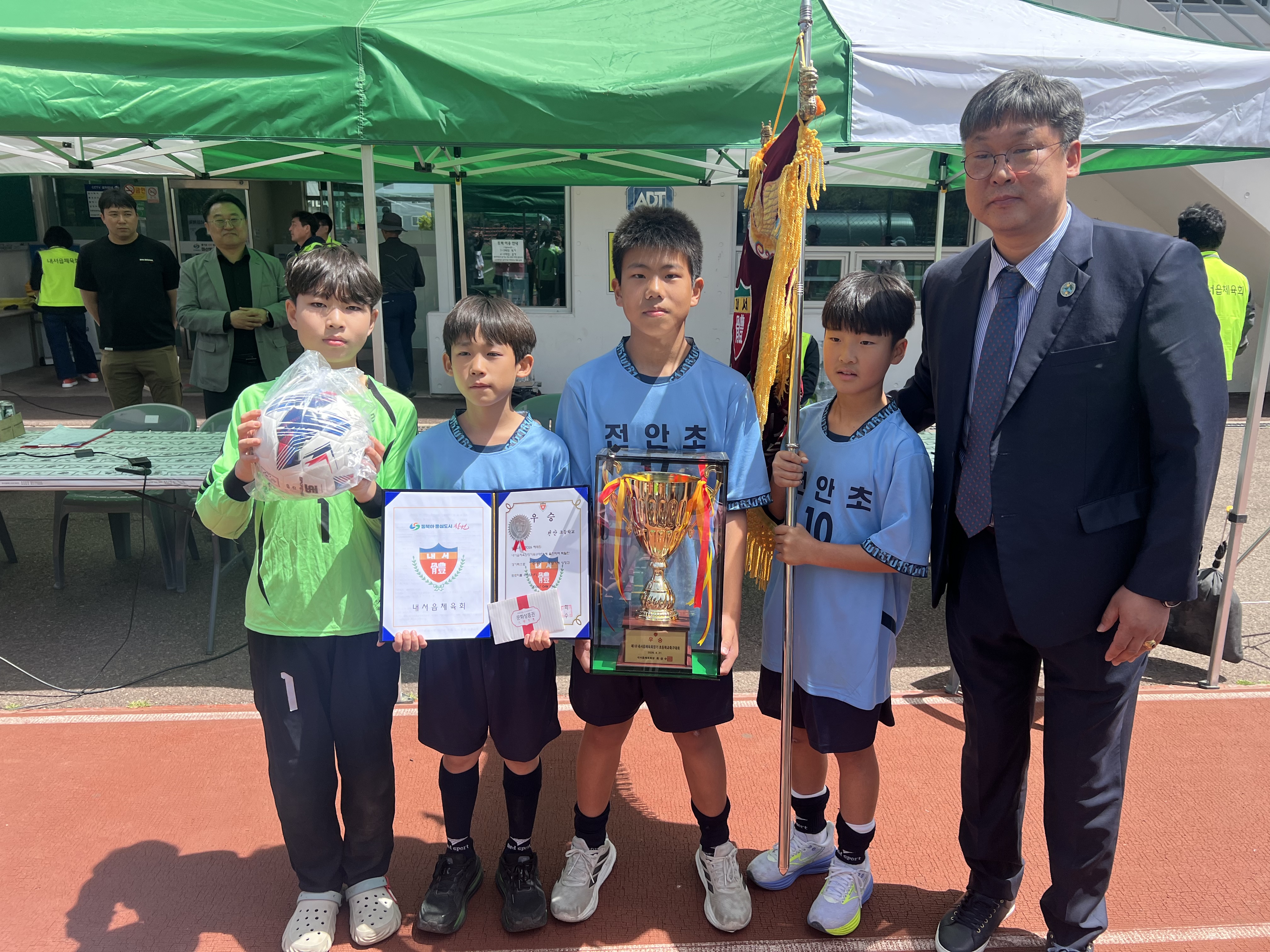 전안초, 제18회 내서읍 체육회장기 축구대회 우승! - 관련이미지1