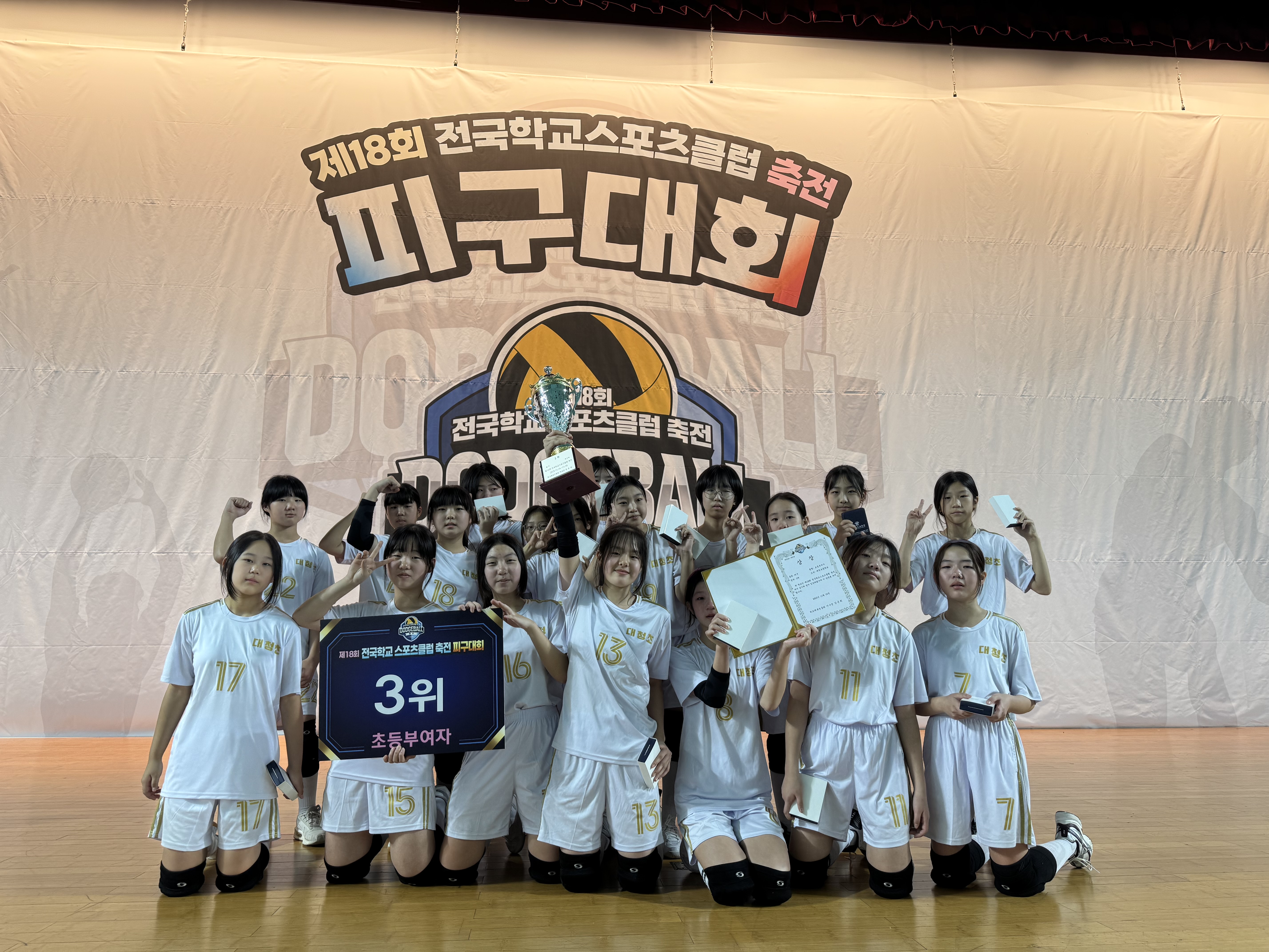 대청초, 제18회 전국학교스포츠클럽(피구) 여자부 3위 입상   - 관련이미지2