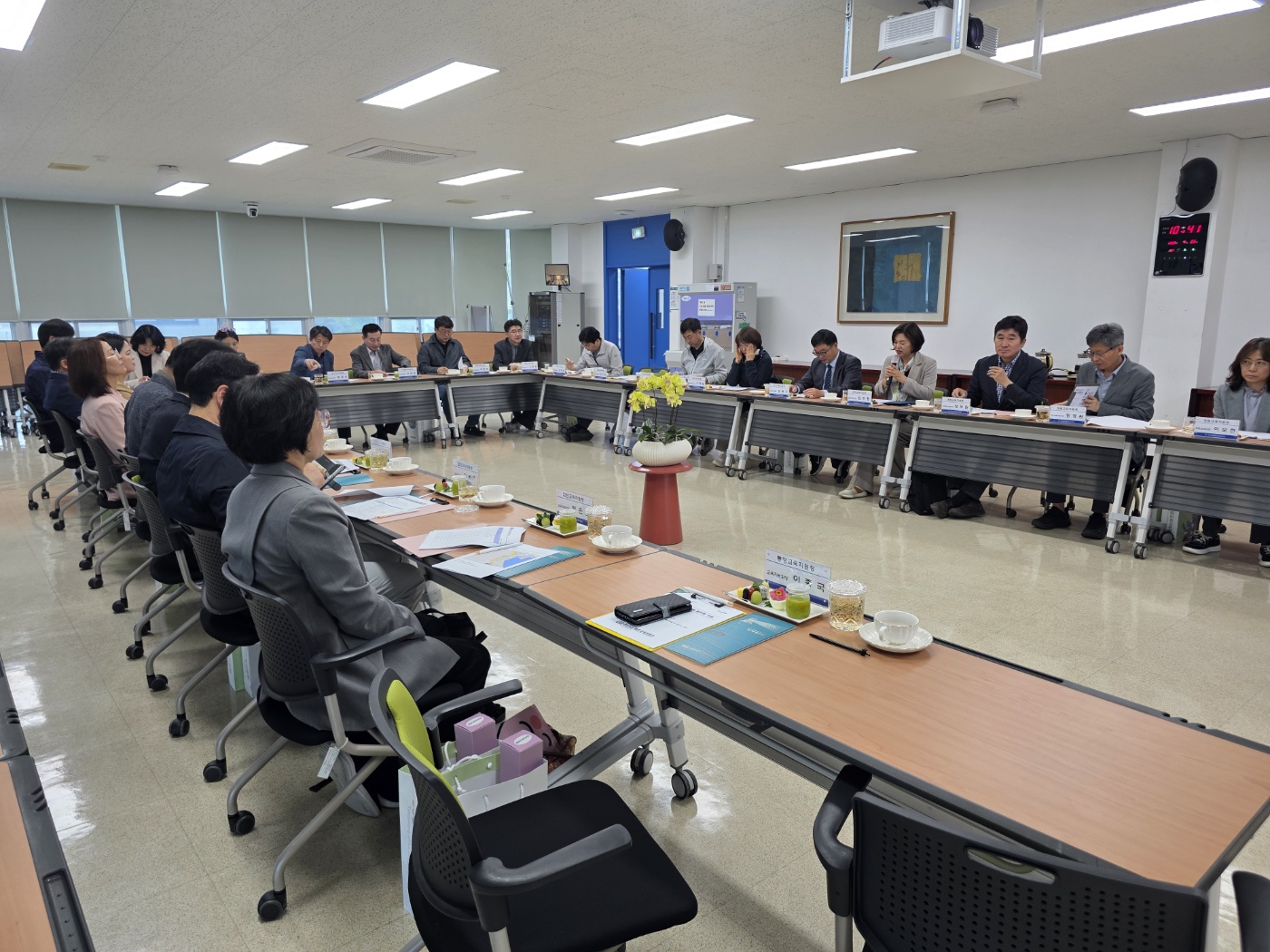 통영교육지원청, 장학관 4월 정기 협의회 개최    - 관련이미지3