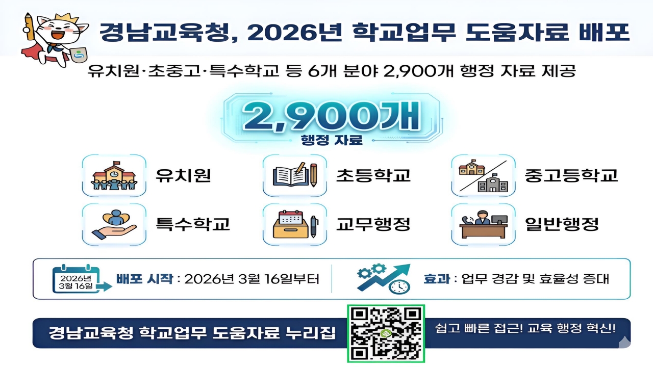 경남교육청, 2026년 학교업무 도움자료 배포 - 관련이미지1