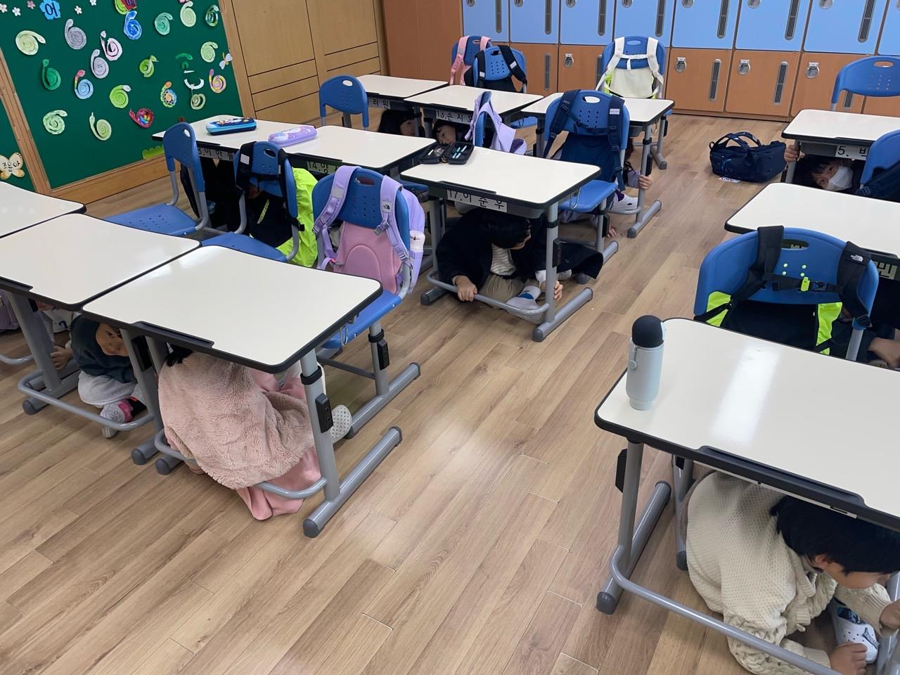 통영 제석초, 민방위 및 재난 대피 훈련 실시 - 관련이미지2