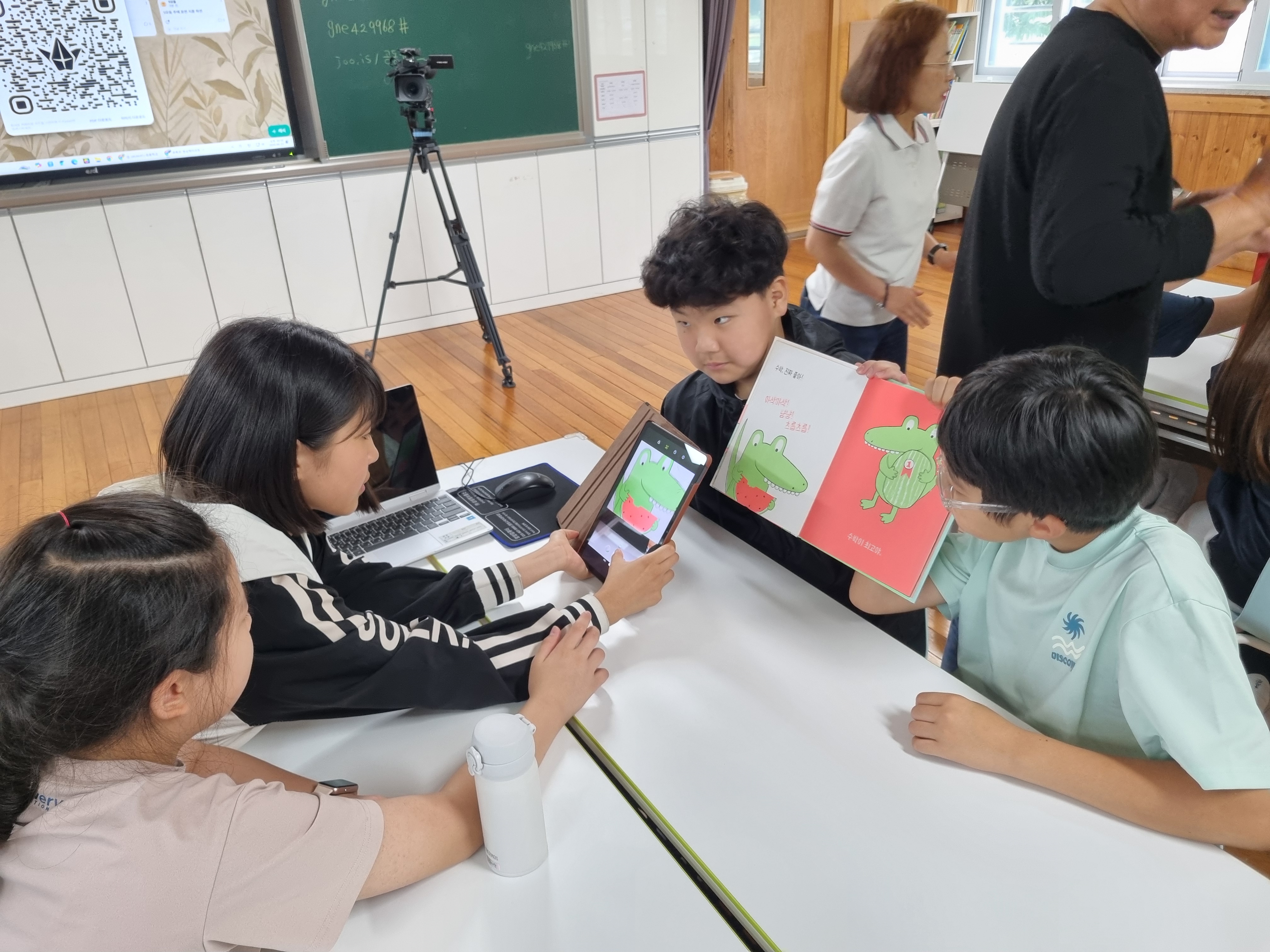 백전초등학교, 백전 · 병곡 · 위림초와 유튜브 크리에이터의 만남(함께 모여 영상 촬영·더빙·편집 방법 배워 진로에 성큼) - 관련이미지1