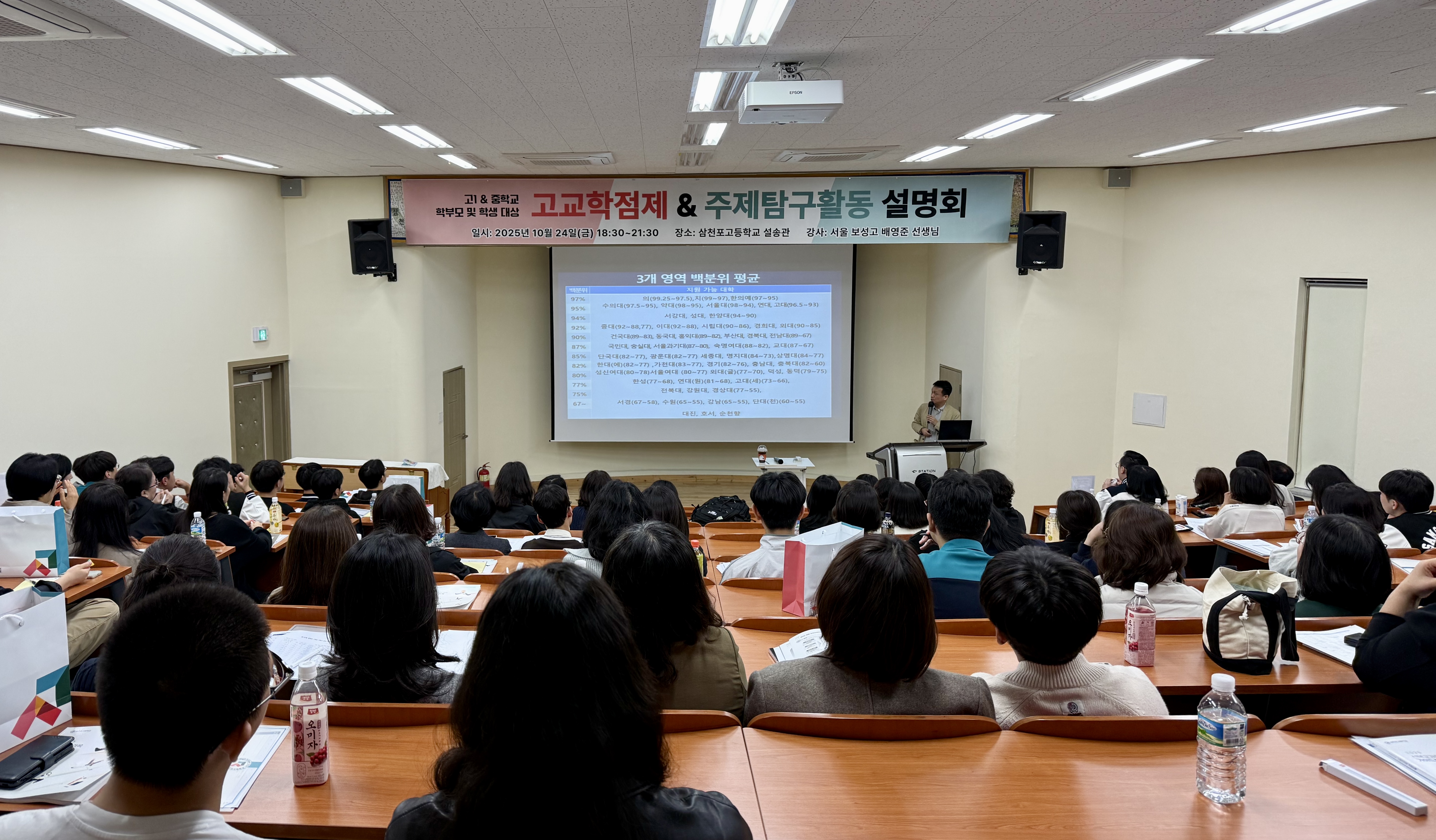 삼천포고, 2028/2029 대입 전형 및 고교학점제의 이해를 주제로 특강 개최 - 관련이미지1