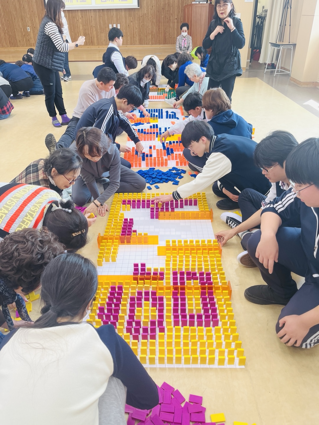 행복학교 양산중학교, 마을과 연대, 노인과 소통 - 관련이미지1
