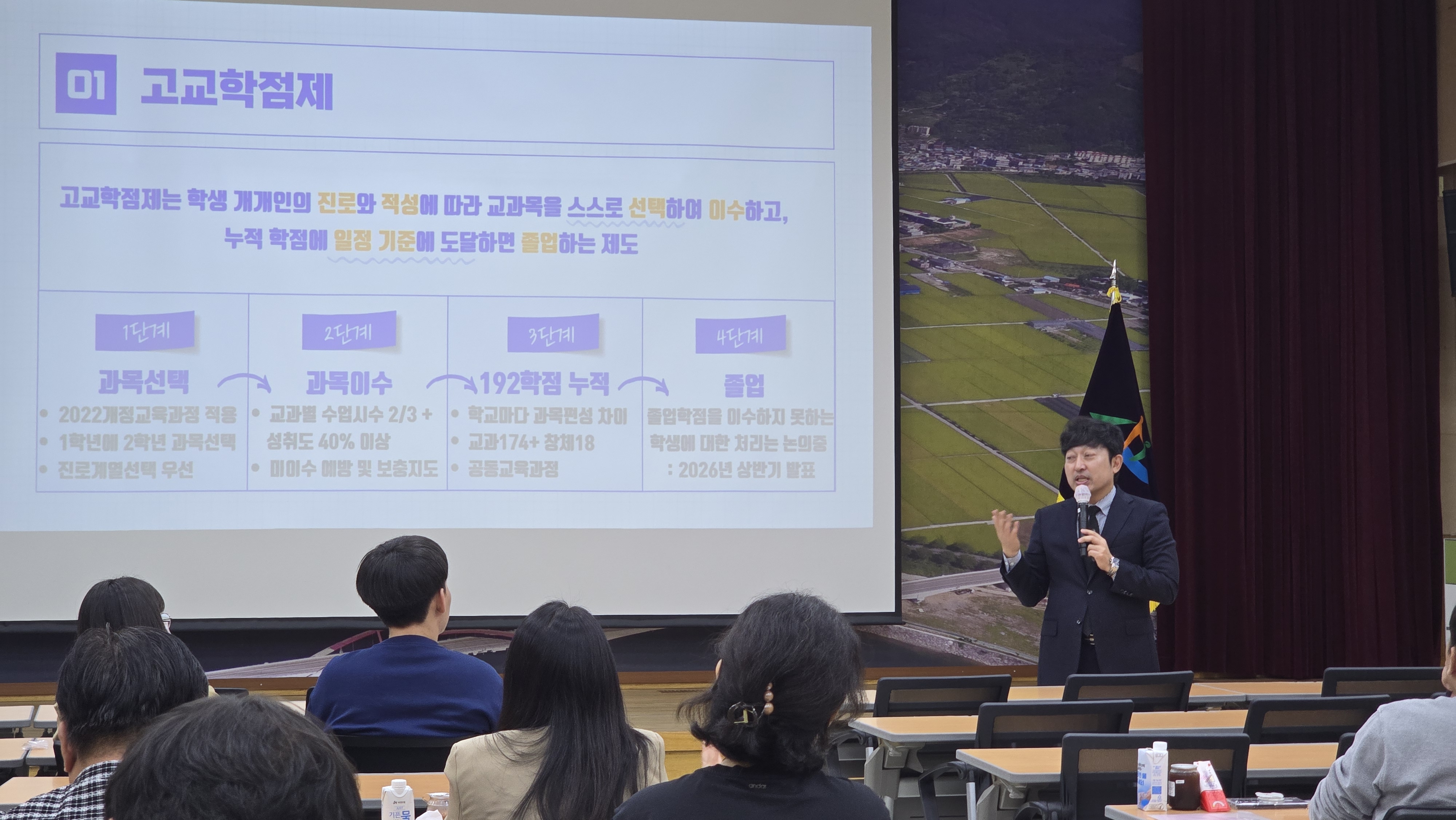 사천교육지원청 중학교 학생·학부모·교사 대상 ‘고교학점제 길잡이 연수’ 개최 - 관련이미지1