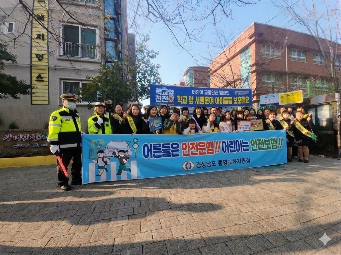 통영교육지원청, 2026학년도 새학년 맞이 교통안전 캠페인 실시 - 관련이미지3