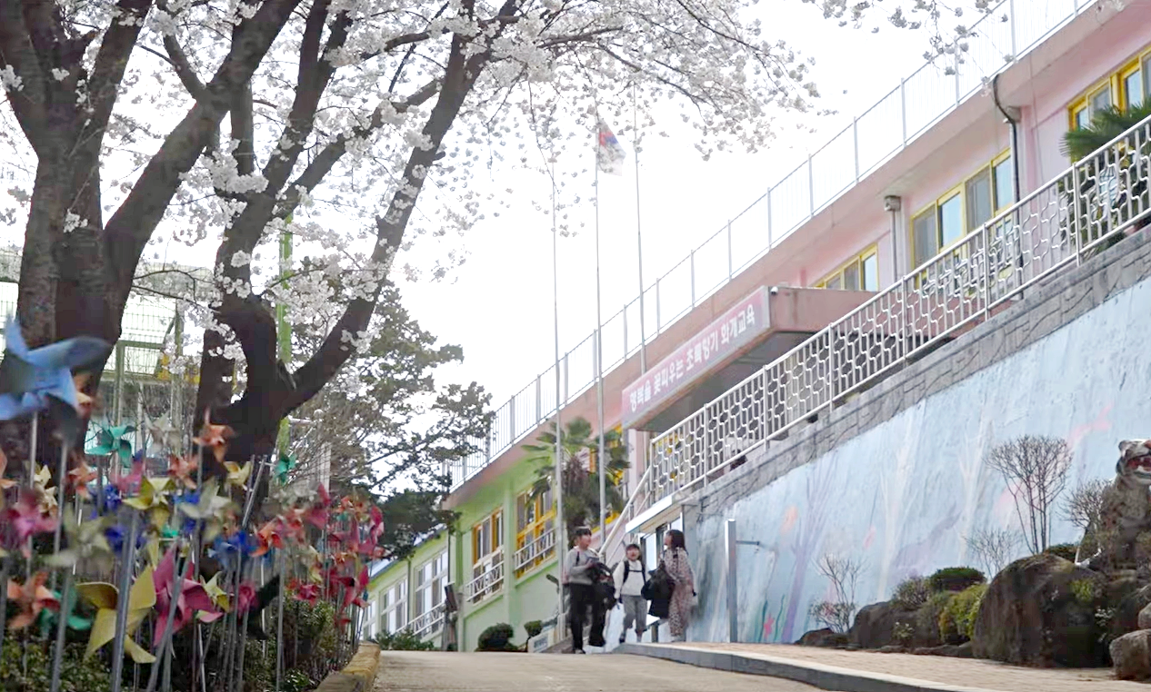 하동 화개초등학교, 벚꽃처럼 화사한 하루를 「그냥, 학교가 좋아서」 교육부 유튜브 채널에 담다 - 관련이미지2