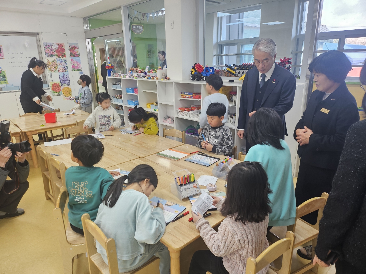 남해교육지원청, 박종훈 교육감 늘봄 남해 ‘아이빛터’ 방문 - 관련이미지1