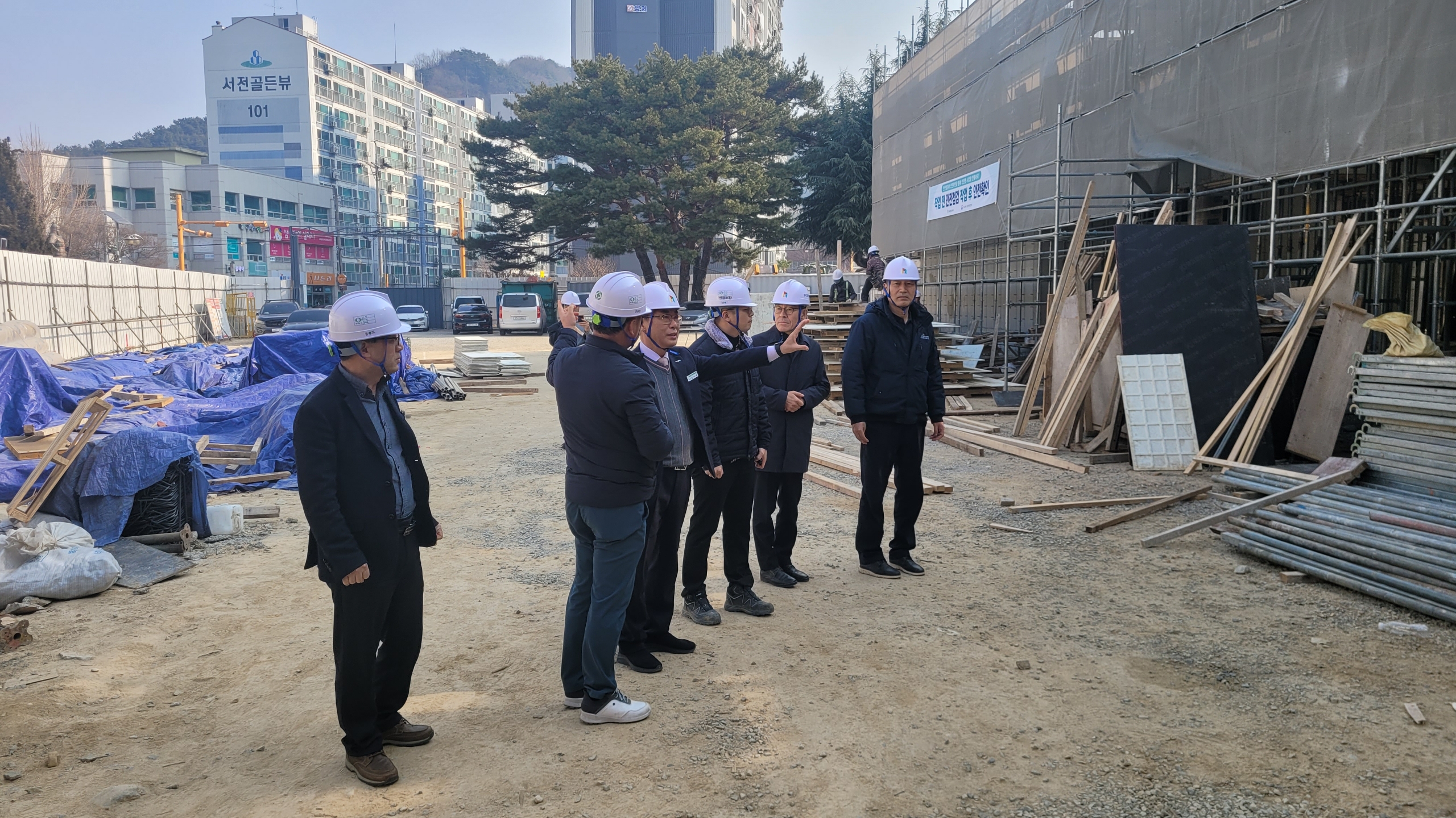 산청교육지원청, 겨울철 개축공사 안전점검 및  공정별 청렴 협의회 개최 - 관련이미지1