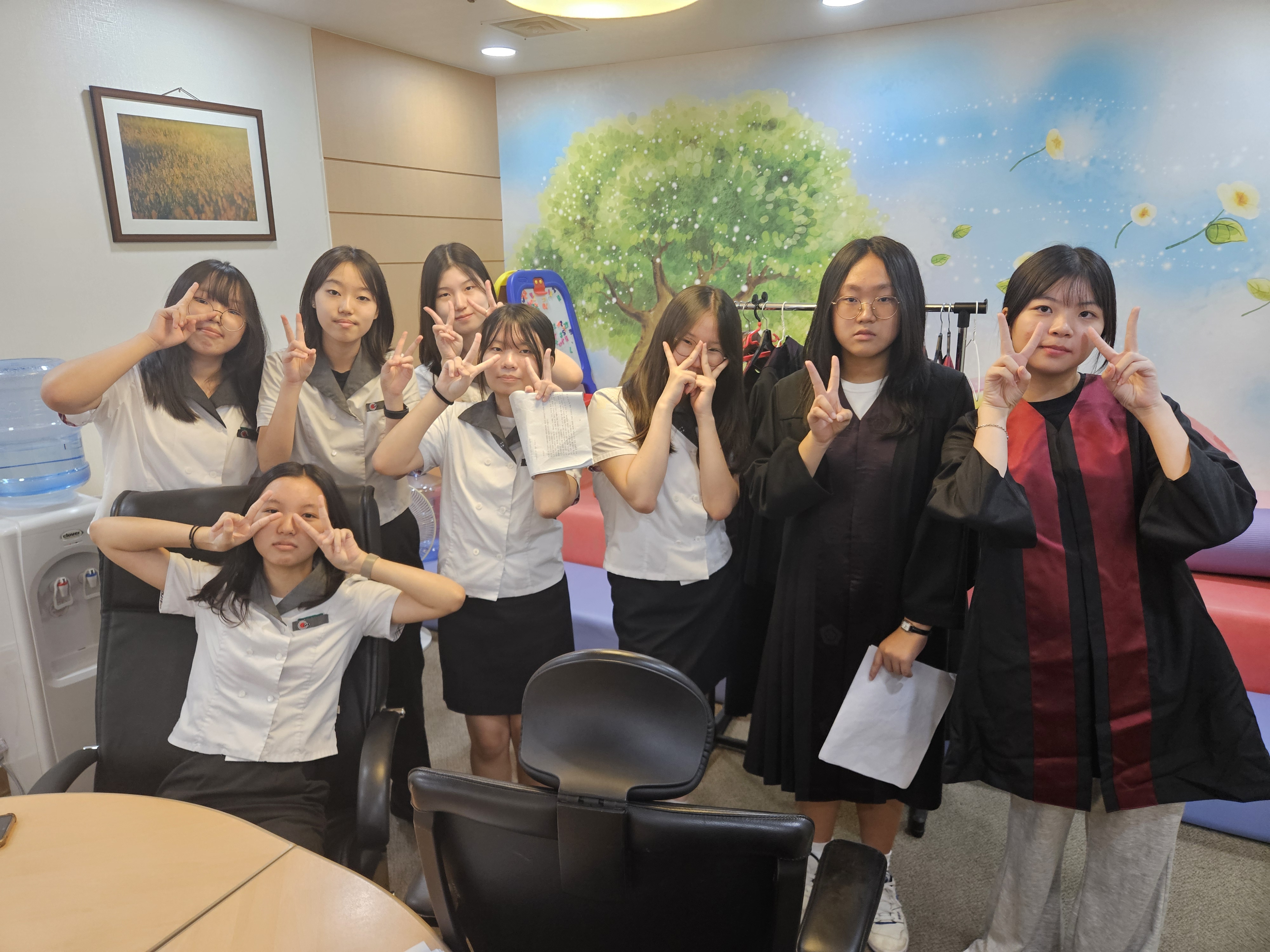 웅상여중 최강 재판 팀, 모의재판 법정 빛내다 - 관련이미지2