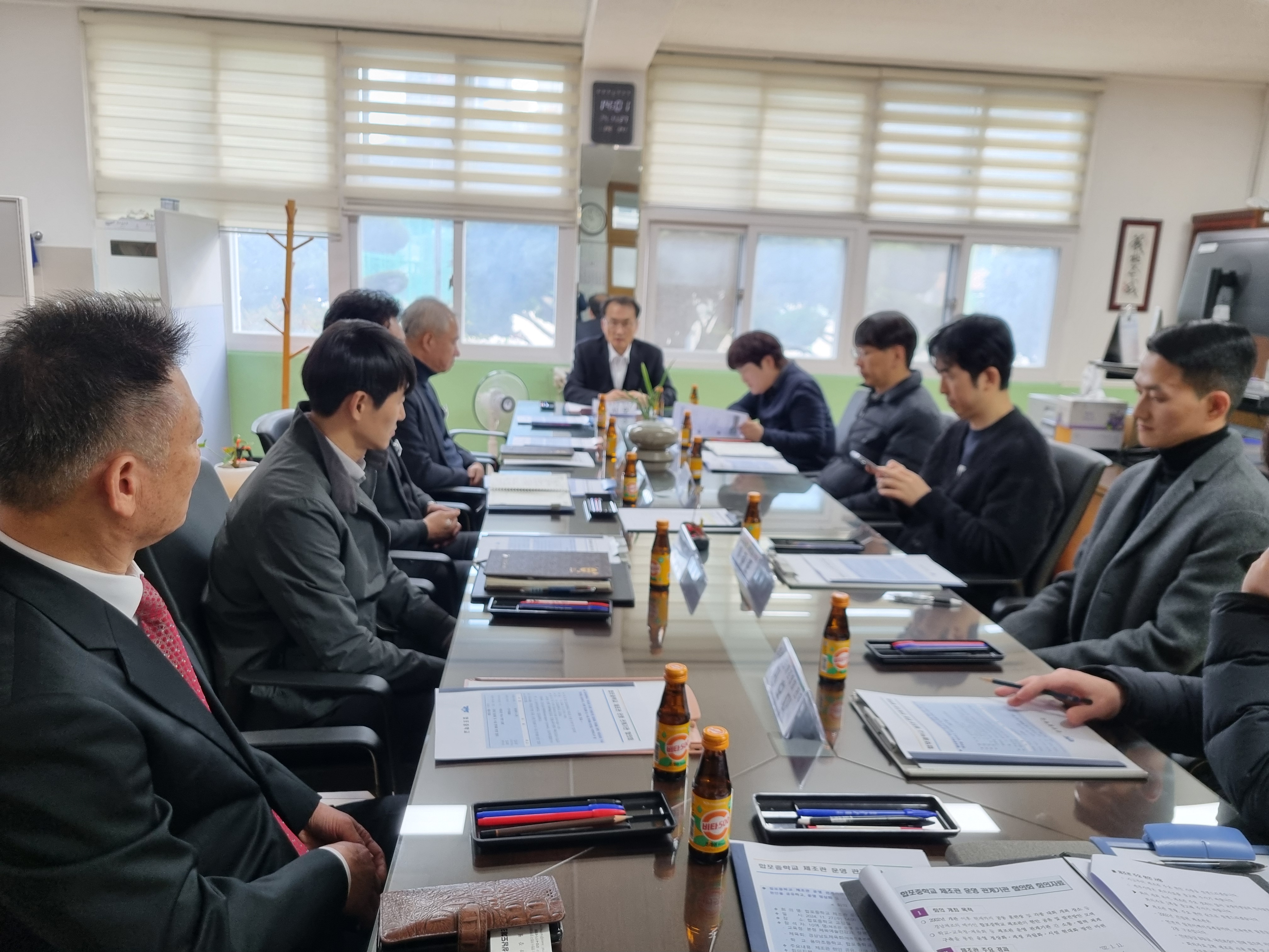 합포중학교, 체조관 운영 관계기관 협의회 개최 - 관련이미지1