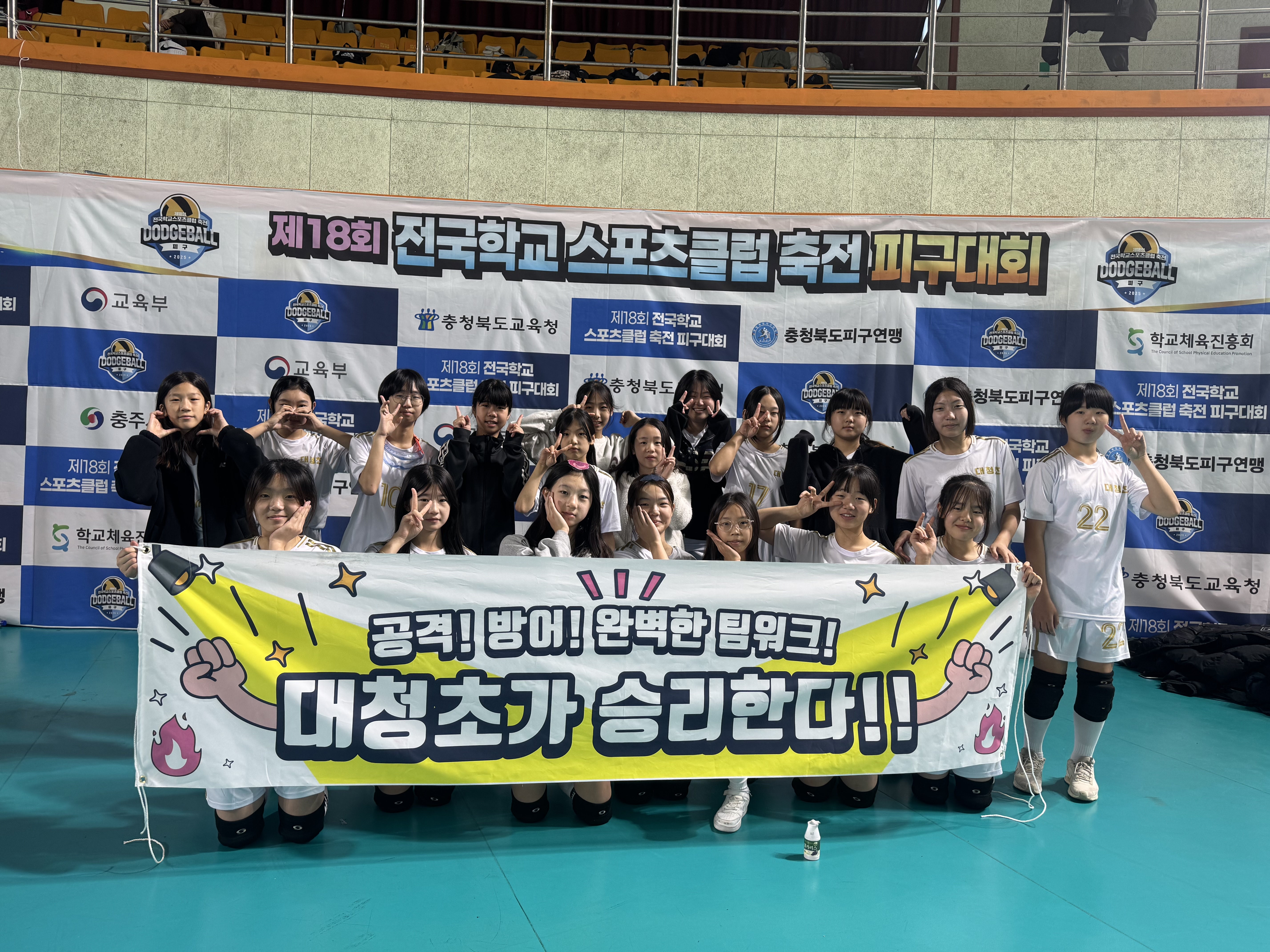 대청초, 제18회 전국학교스포츠클럽(피구) 여자부 3위 입상   - 관련이미지1