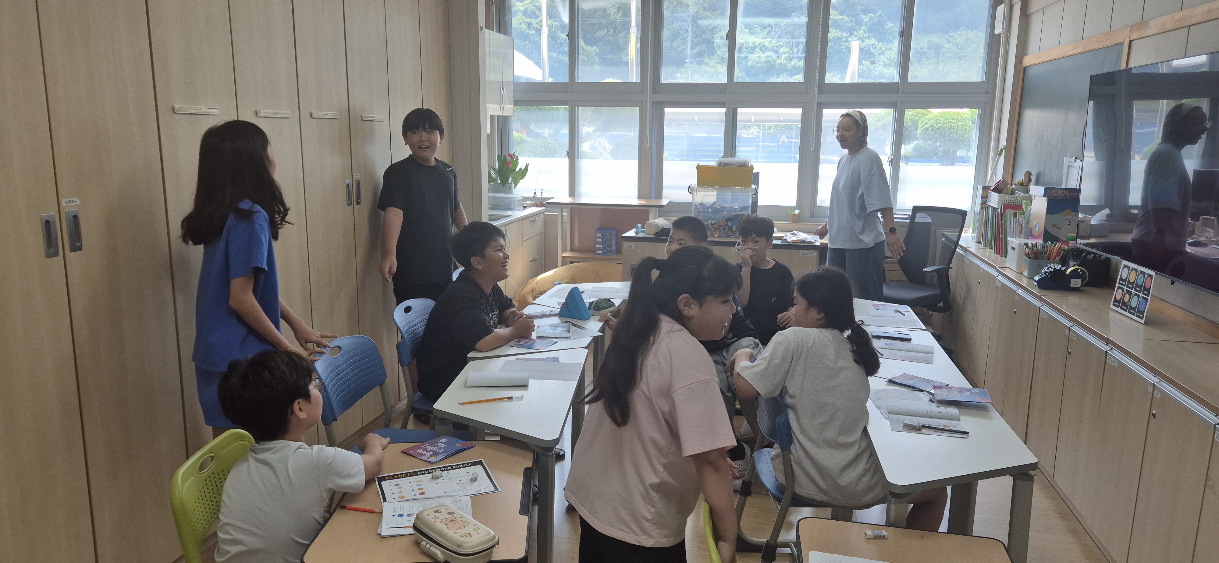 사등초등학교, 우주 속으로! 여름방학 영어캠프 운영 - 관련이미지1