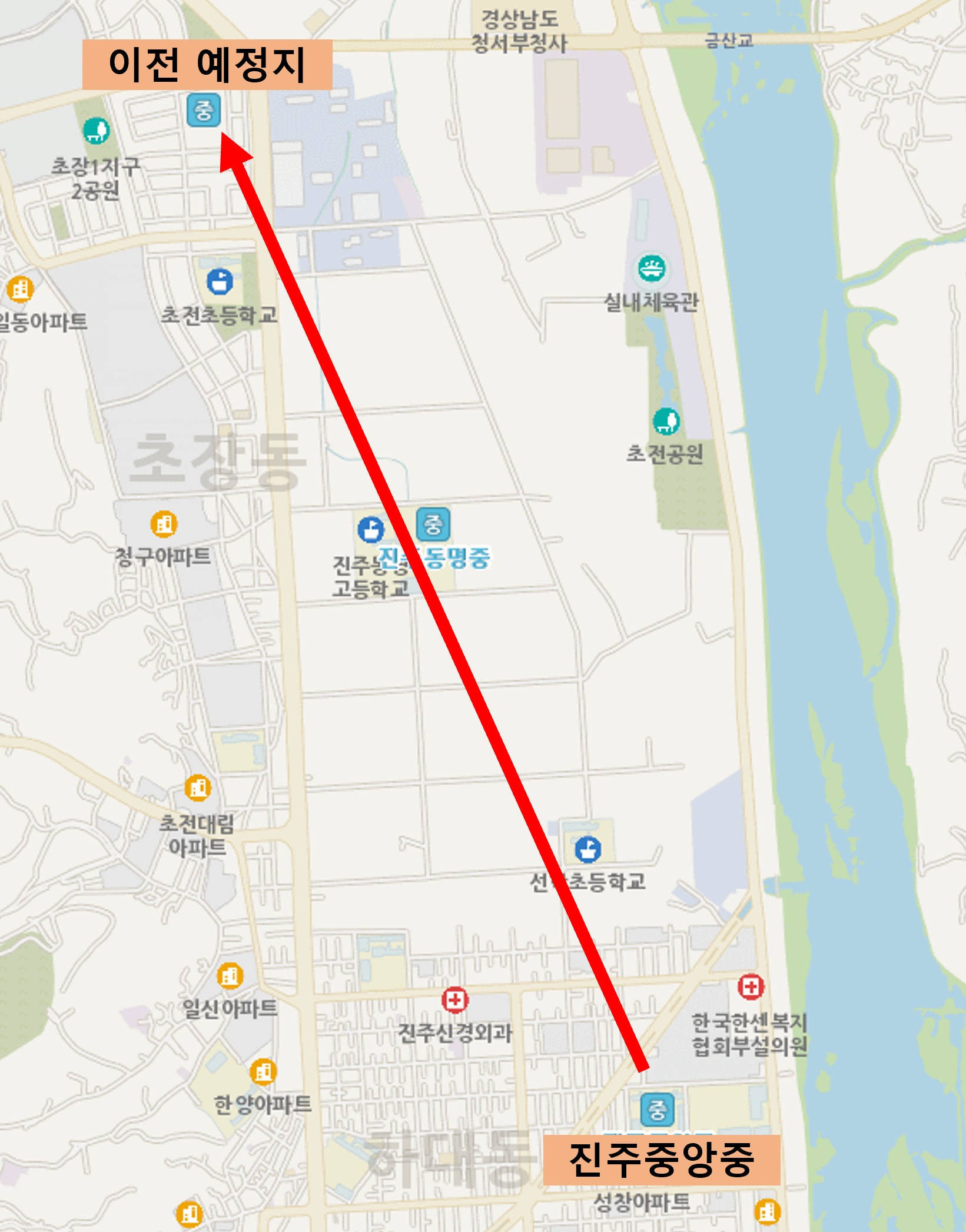 2030년, 진주중앙중 초장동 이전 본격 추진 - 관련이미지1