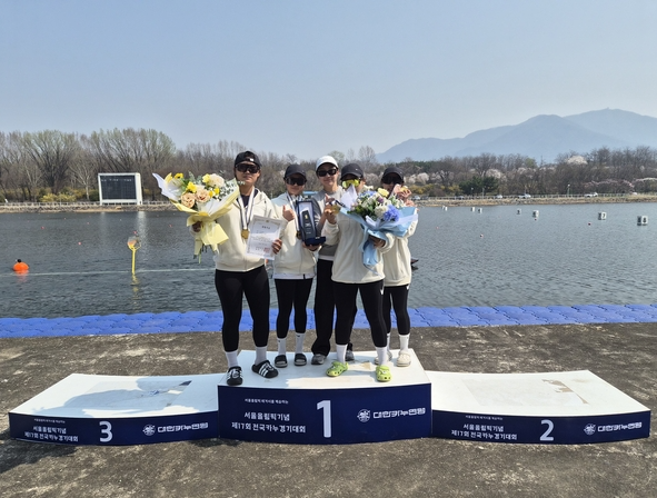 김해경원고 카누부, 창단 첫 전국대회 종합우승 - 관련이미지1