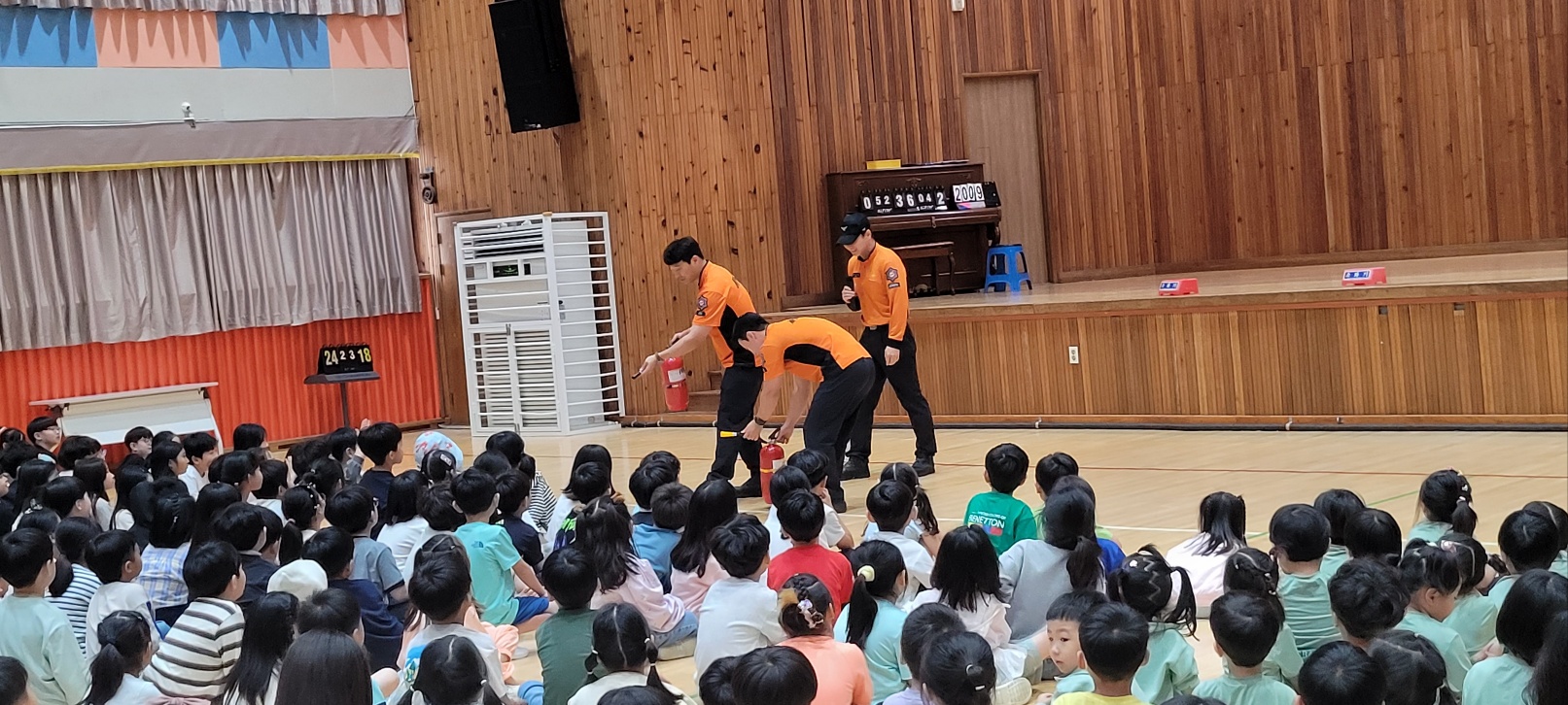 월영초병설유치원 유-초연계 마산소방서  함께 하는   소방훈련대피 안전 교육 실시 - 관련이미지3