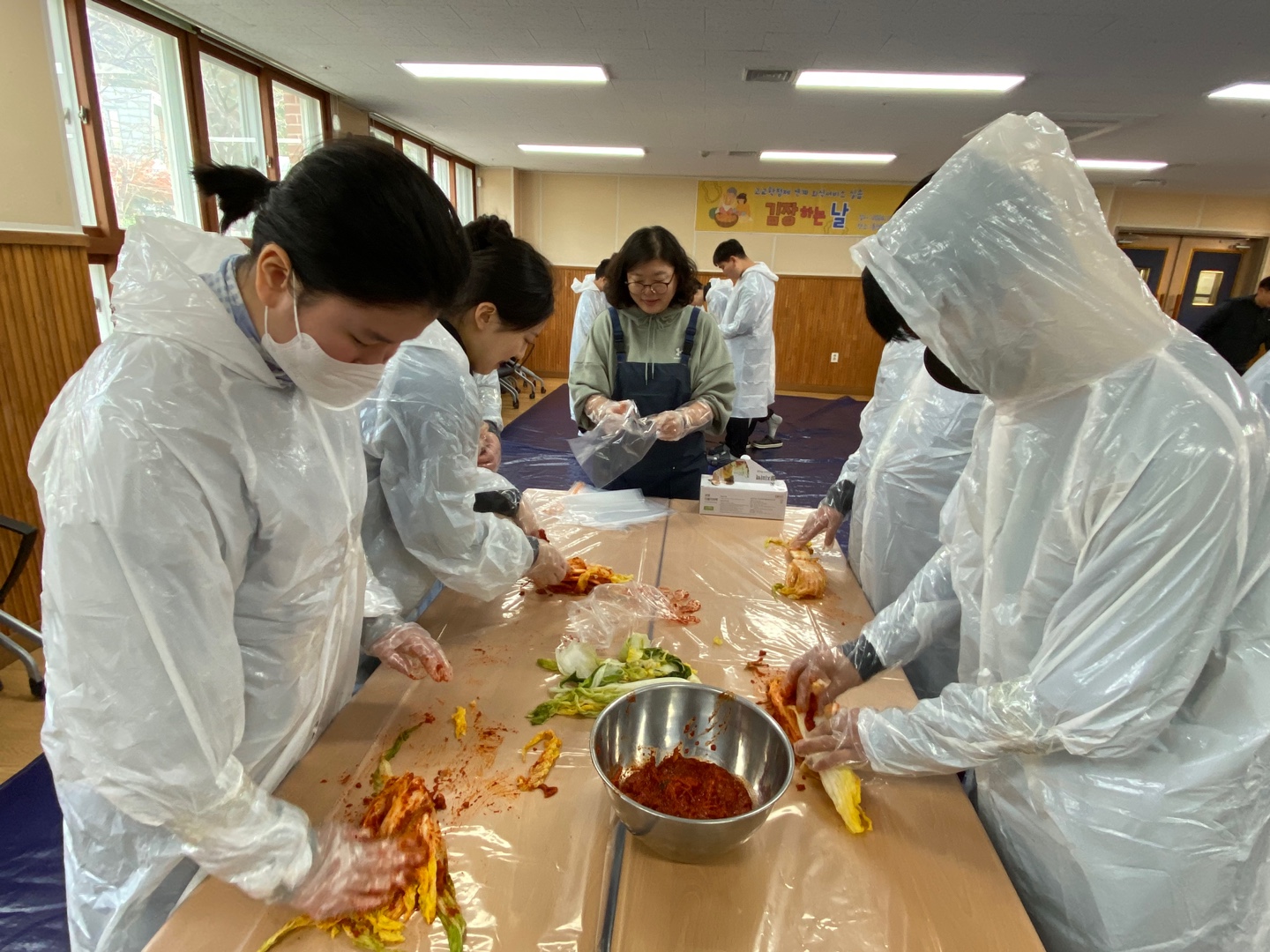통영잠포학교, 김장으로 마을과 하나되기 - 관련이미지1
