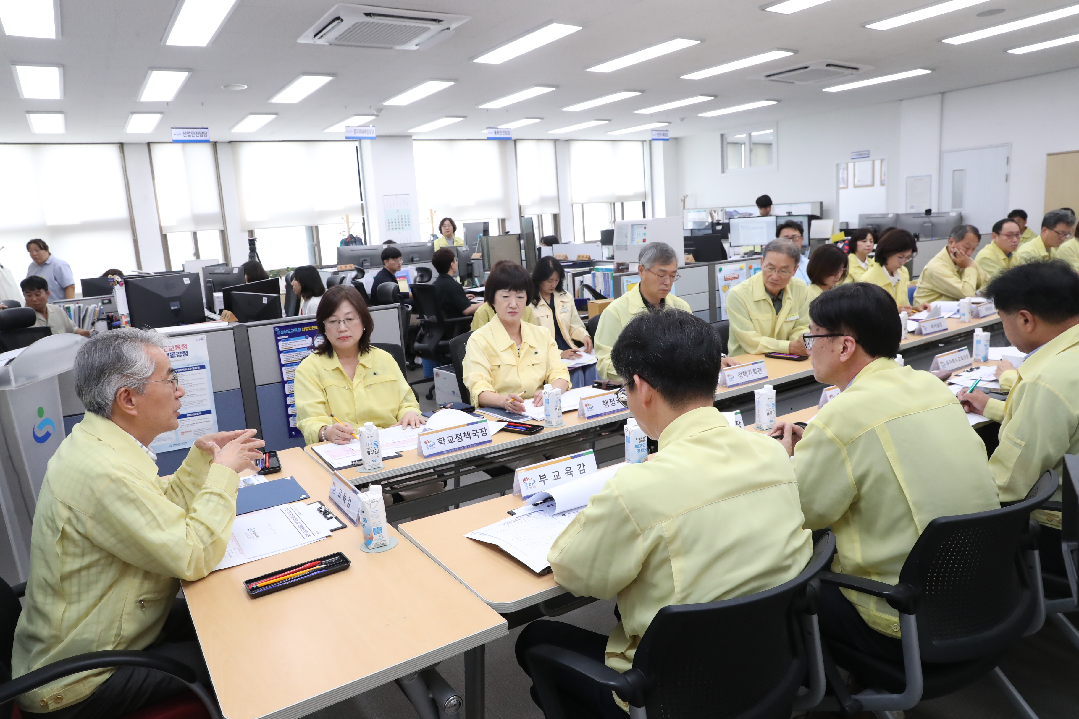 박종훈 경남교육감, 진주 명석초·명석중 수해 현장 찾아 - 관련이미지3