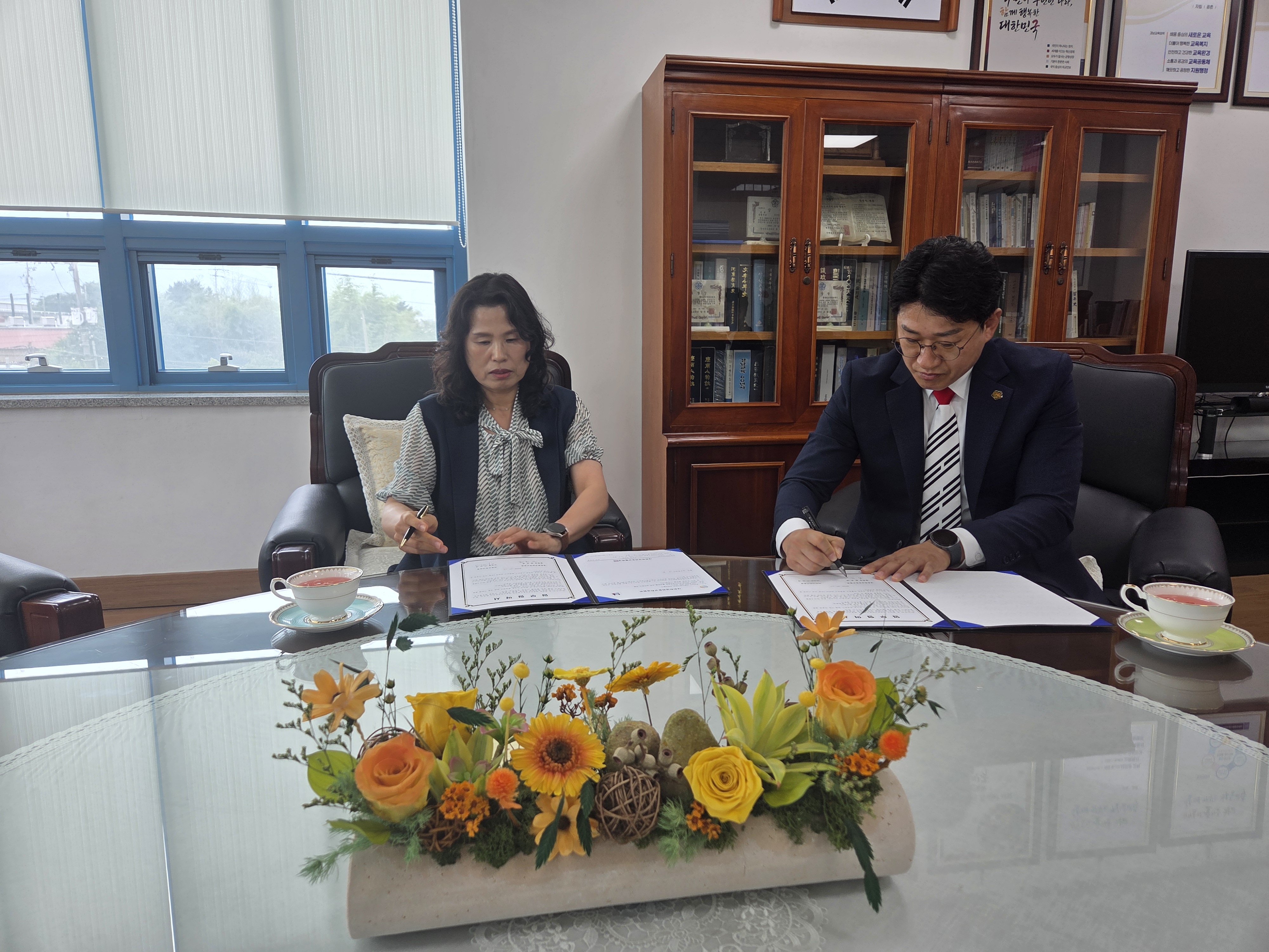 하동교육지원청-대한한궁하동군협회,  학교체육 활성화를 위한 업무협약 체결 - 관련이미지2