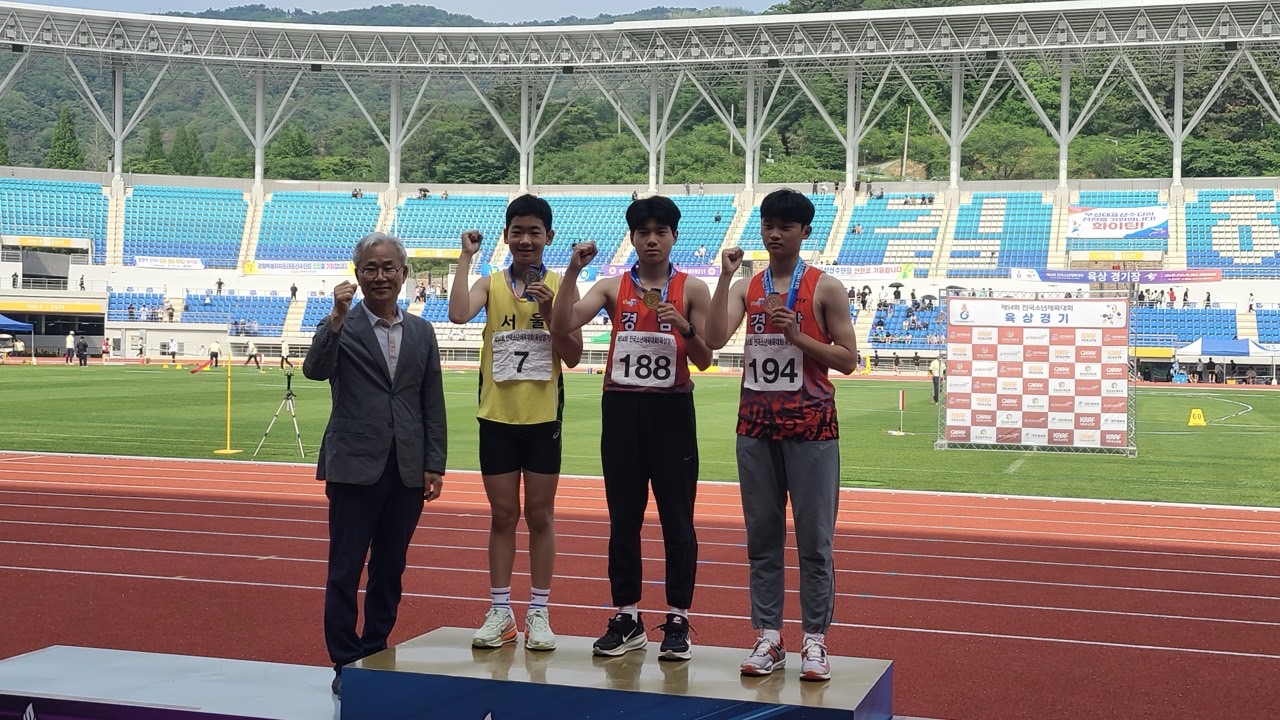 갈전초, 전국소년체육대회 육상 3관왕 달성 - 관련이미지3