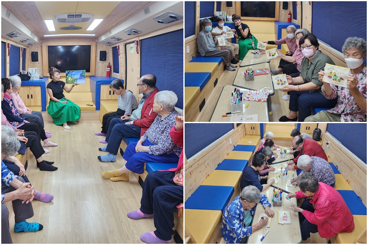 창원도서관 북버스, 취약계층의 마음을 열다 - 관련이미지1