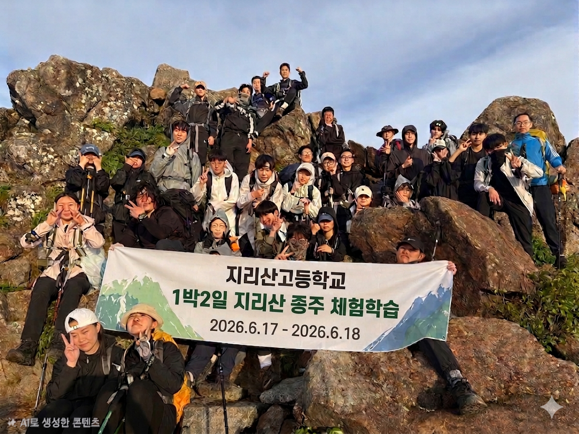 지리산고, 1박 2일 지리산 종주로 공동체와 도전 정신을 배우다 - 관련이미지1
