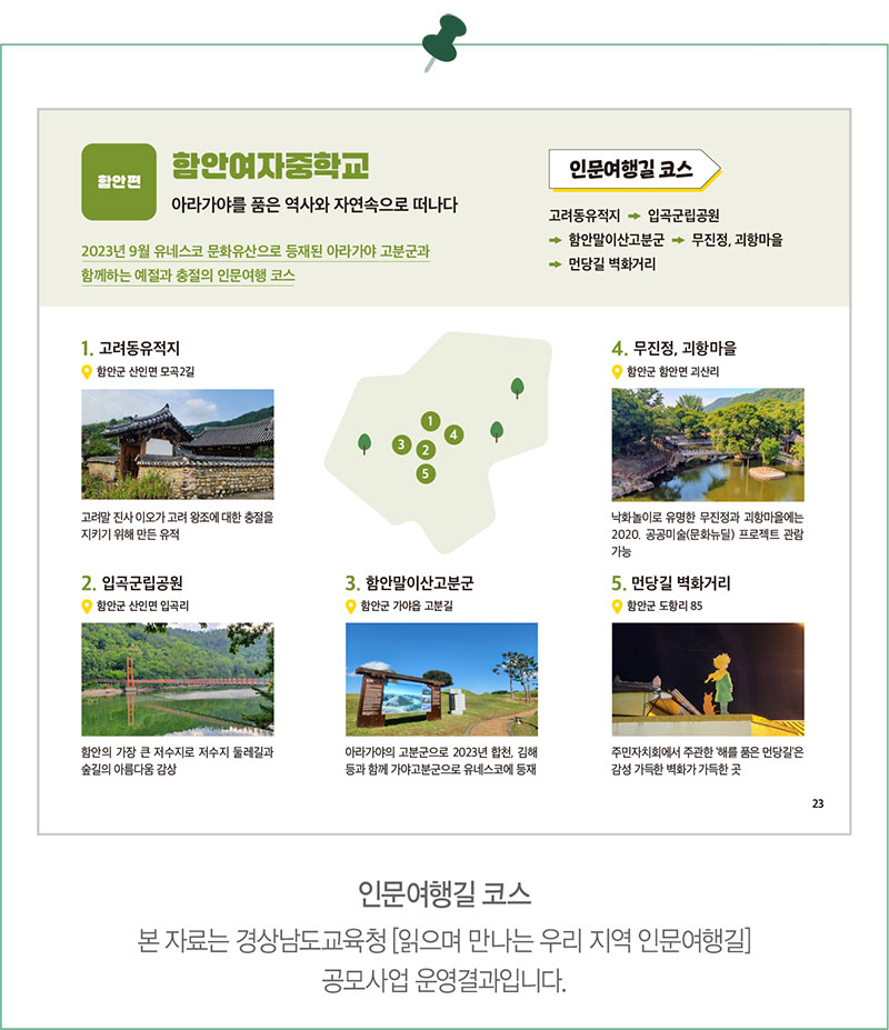 읽으며 만나는 우리 지역 인문여행길