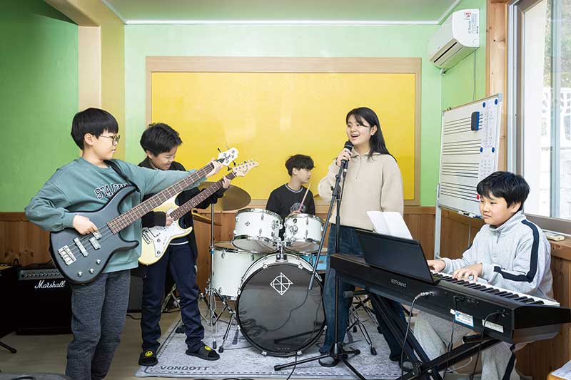 진주 수곡초 아이들