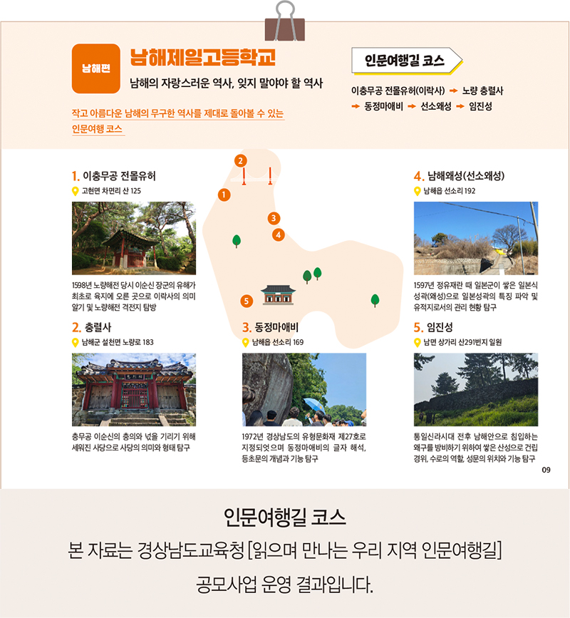 인문 여행길 코스